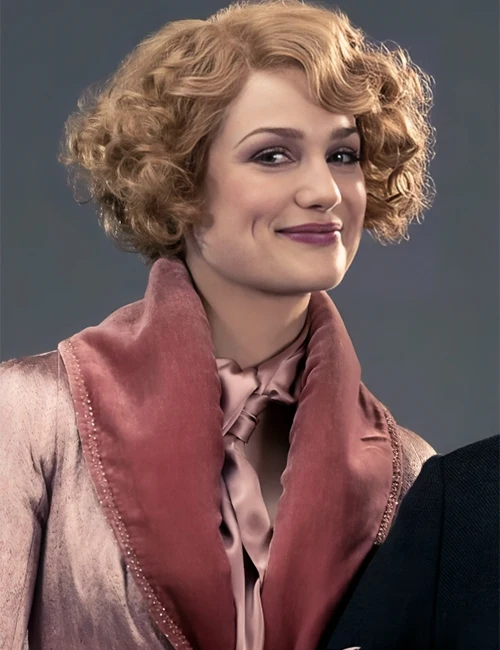 Harry Potter Fantastic Beasts Queenie Goldstein Long Pink Coat Harry Potter Fantastic Beasts Queenie Goldstein Long Pink Coat