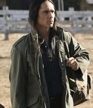  Zahn McClarnon Fargo Hanzee Dent Green Jacket