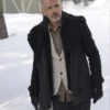  Billy Bob Thornton Fargo Black Shearling Peacoat