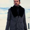 Billy Bob Thornton Fargo Fur Collar Long Coat
