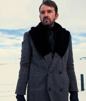  Billy Bob Thornton Fargo Fur Collar Long Coat