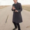  Emmit Stussy Fargo Wool Long Trench Coat
