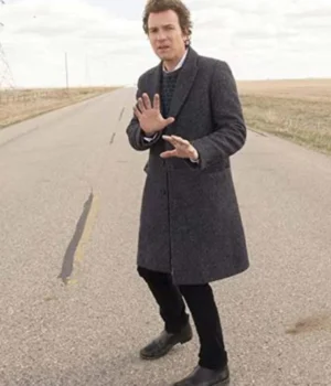  Emmit Stussy Fargo Wool Long Trench Coat