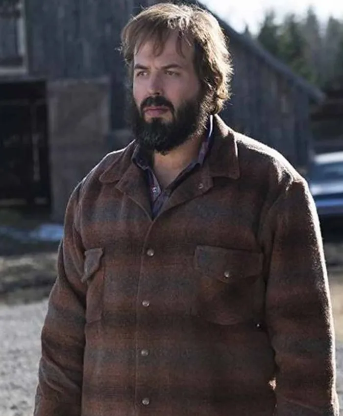 Fargo Bear Gerhardt Shirt Style Brown Flannel Jacket Fargo Bear Gerhardt Shirt Style Brown Flannel Jacket