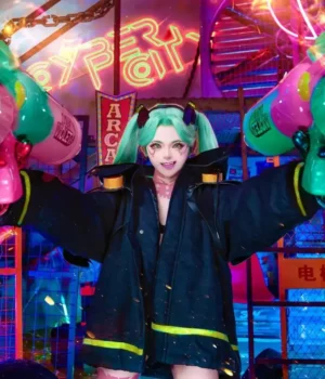  Cyberpunk: Edgerunners Rebecca Bomber Jacket