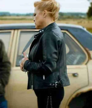  Chucky Kyle Black Biker Jacket