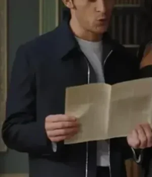  Jonathan Bailey Bridgerton S02 Black Jacket
