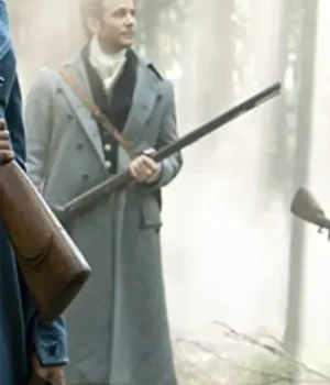  Luke Thompson Bridgerton Grey Trench Coat