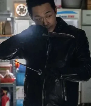  Bloodhounds 2023 Myung-gil Black Leather Jacket