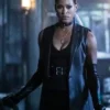  Black Lightning Giselle Cutter Leather Sleeveless Coat