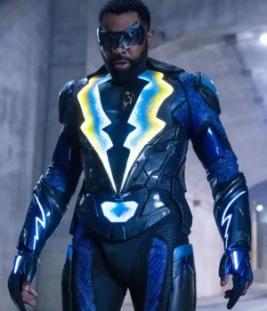  Black Lightning Jefferson Pierce Cosplay Leather Jacket