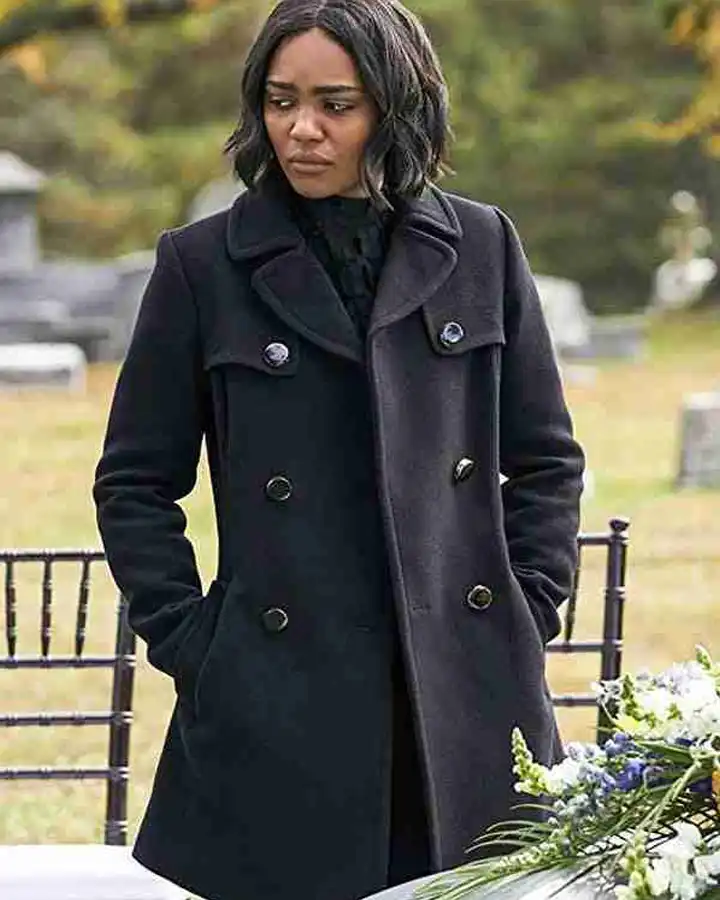 Black Lightning Jennifer Pierce Double Breasted Coat Black Lightning Jennifer Pierce Double Breasted Coat