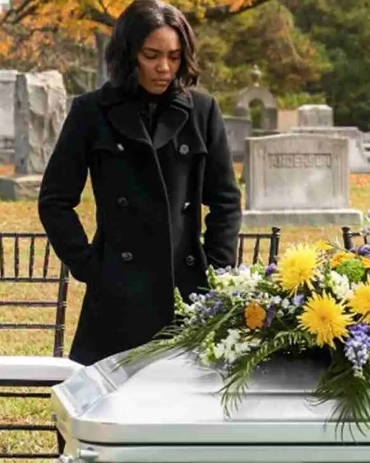 Black Lightning Jennifer Pierce Double Breasted Coat Black Lightning Jennifer Pierce Double Breasted Coat