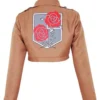 Attack on Titan Garrison Regiment Brown Cropped Jacket Attack on Titan Garrison Regiment Brown Cropped Jacket