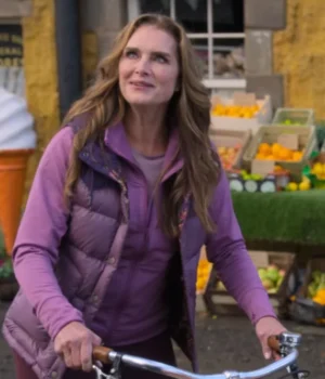  Brooke Shields A Castle For Christmas Purple Vest