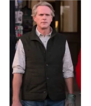  Cary Elwes A Castle For Christmas Black Vest