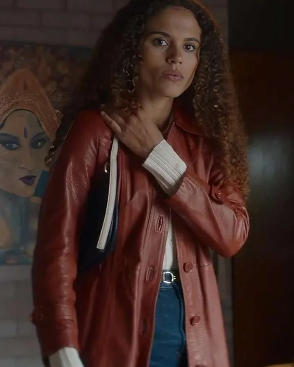 Stacey Embalo Missing You Leather Coat Stacey Embalo Missing You Leather Coat