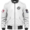  Alexander Stegaro Leather Bomber Jacket