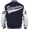  American Football Navy Blue Stegaro Varsity Jacket