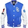  Baseball Stegaro Blue Varsity Jacket