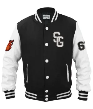  Basketball Black Stegaro Varsity Jacket