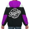  Dante Purple And Black Stegaro Anorak Jacket