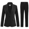  Eberta Stegaro Black Suit