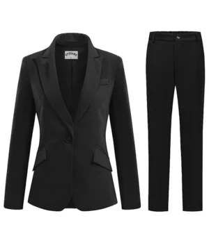 Eberta Stegaro Black Suit
