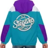  Ellis Stegaro Blue And Purple Anorak Jacket