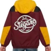  Felix Anorak Maroon And Yellow Stegaro Jacket