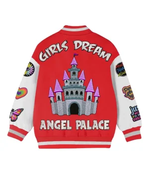  Huffman Stegaro Girl Dream Red Varsity Jacket