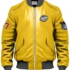  Jack Stegaro Bomber Leather Jacket