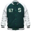  Kalani Green Stegaro Varsity Jacket