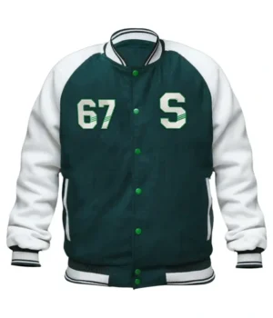  Kalani Green Stegaro Varsity Jacket