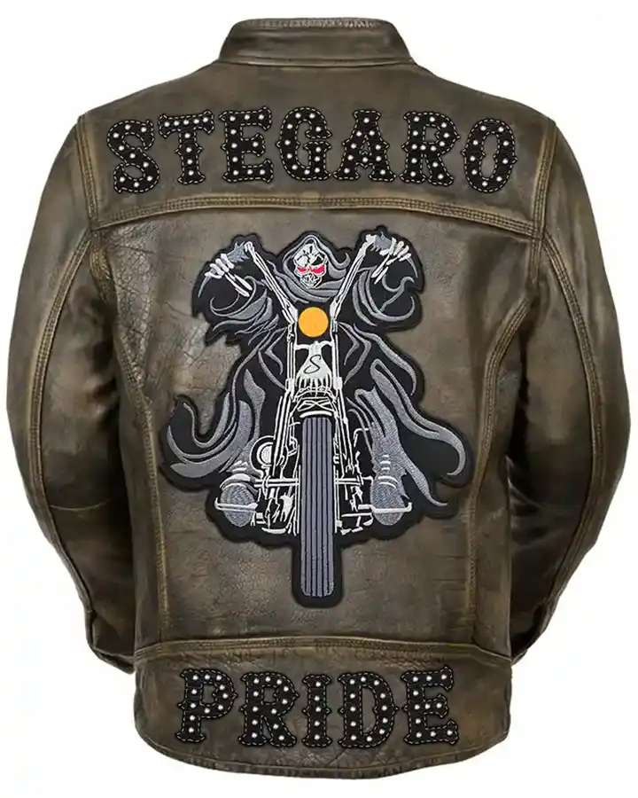 Kylan Stegaro Pride Leather Jacket Kylan Stegaro Pride Leather Jacket