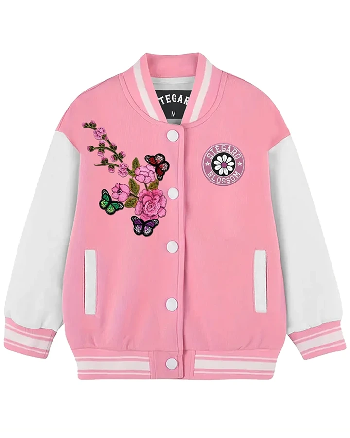 Lily Blossom Stegaro Varsity Jacket Lily Blossom Stegaro Varsity Jacket