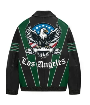  Mccarthy Stegaro Los Angeles Leather Zipper Jacket