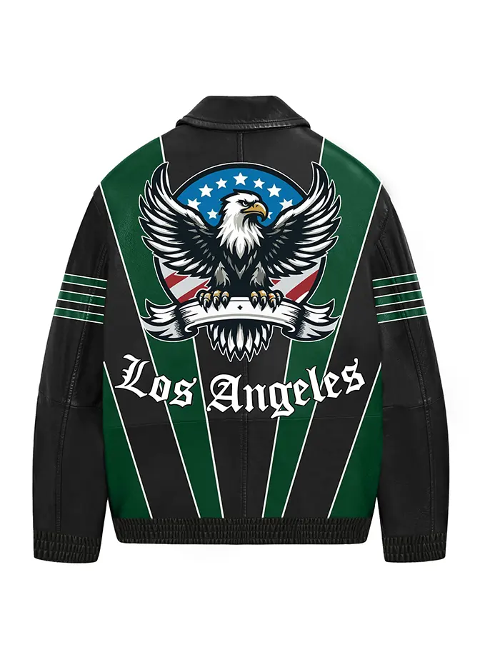 Mccarthy Stegaro Los Angeles Leather Zipper Jacket Mccarthy Stegaro Los Angeles Leather Zipper Jacket
