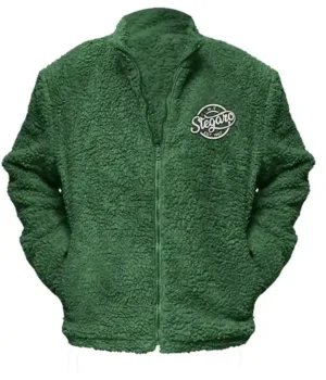  Rylee Fur Stegaro Green Jacket