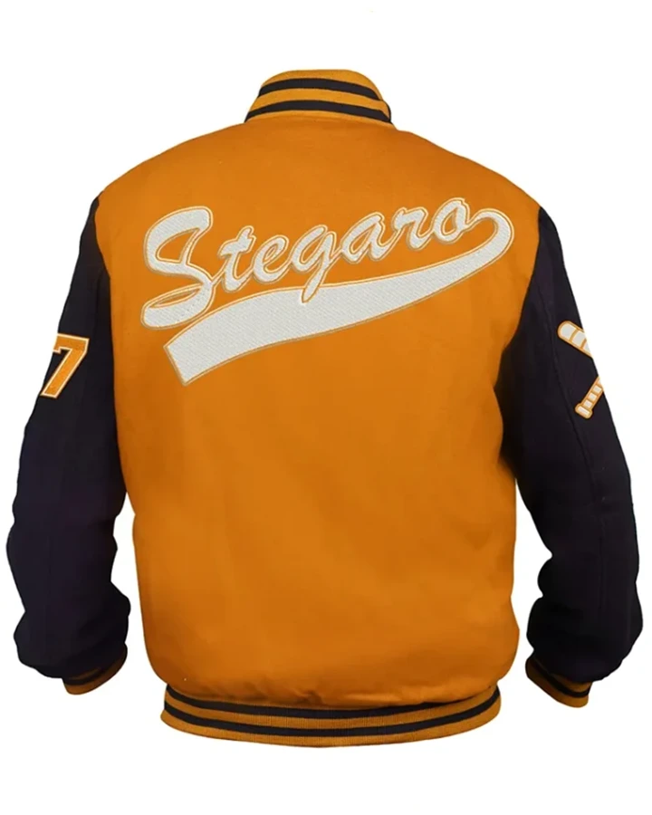 Stegaro Base Ball Yellow And Black Varsity Jacket Stegaro Base Ball Yellow And Black Varsity Jacket