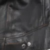 Dodge Women's Rub Off Brown Vintage Leather Jacket product image