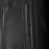 Tavares Womens Black Cafe Racer Leather Jacket product image