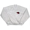 80s Arizona Cardinals Bomber White Satin Jacket product image