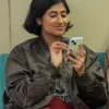 Amita Rao Adults Brown Bomber Jacket product image