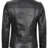 Amy Women's Black Cafe Racer Leather Jacket Amy Women's Black Cafe Racer Leather Jacket product image