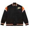 Anaheim Ducks Heavyweight Black Satin Jacket product image