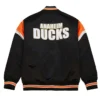 Anaheim Ducks Heavyweight Black Satin Jacket product image