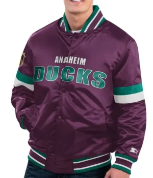 Anaheim Ducks Home Game Purple Jacket product image