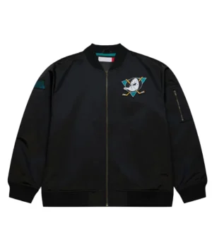 Anaheim Ducks Lightweight Vintage Logo Satin Jacket product image