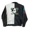 Anaheim Ducks Multi Color Leather Jacket Anaheim Ducks Multi Color Leather Jacket product image